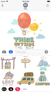 go camping - adventure emoji iphone screenshot 2