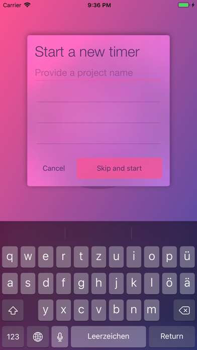 Log your Work app screenshot 2