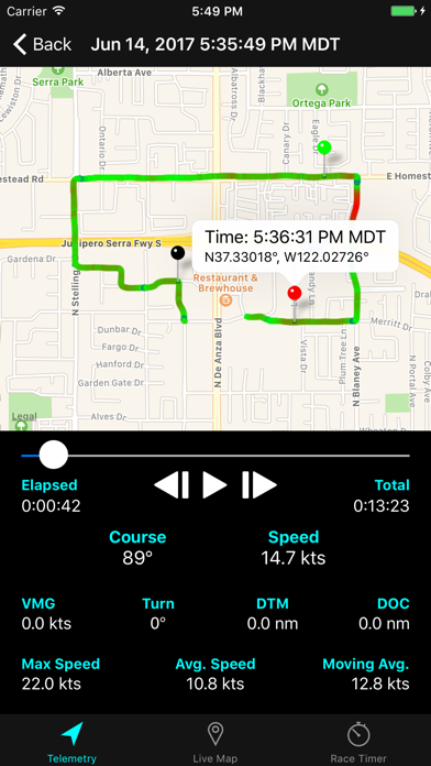 YoNav! GPS Navigation Screenshot