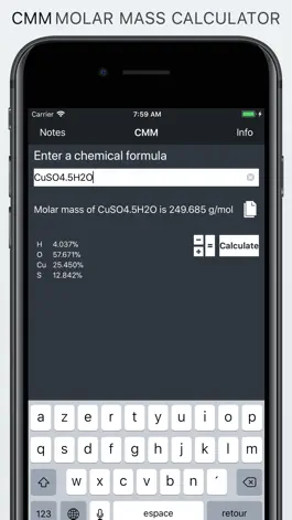 Game screenshot CMM | Molar Mass Calculator mod apk