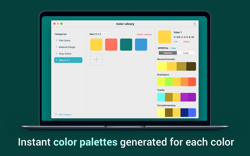 Screenshot #3 pour Color Picker & Library