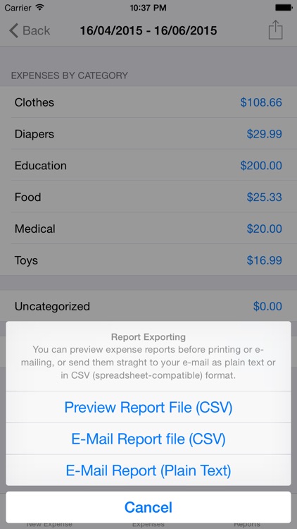 BabyExpenses screenshot-5