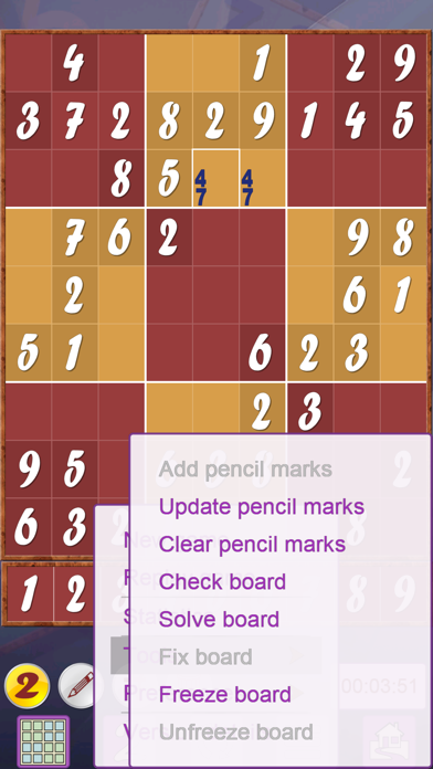 Sudoku V+, soduko puzzle game Screenshot