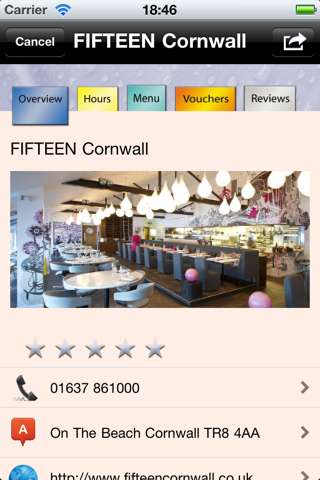 Cornwall Restaurant Guide screenshot 4