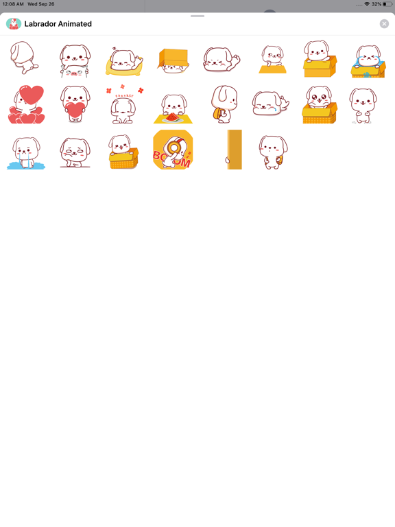 Screenshot #1 for Labrador - LabMojis Animated