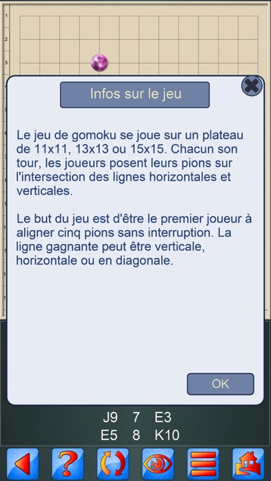 Screenshot #2 pour Gomoku V+, 5 in a line