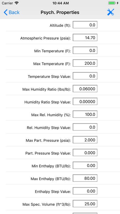 HVAC Psychrometric LT screenshot-6