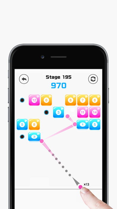 Block Breaker: PonPon Balls Screenshot
