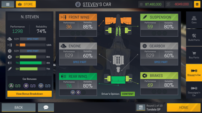 Motorsport Manager Mobile 2 Screenshot