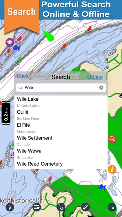 Guntersville Lake gps offline chart for boaters