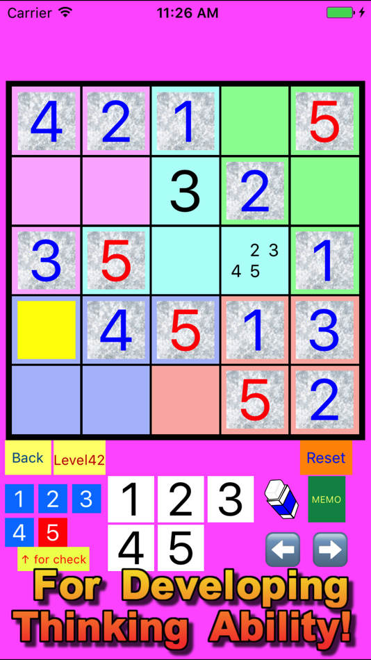 #1. 5x5!? Easy SUDOKU Eccentric Version (iOS) 由: Kozo Terai