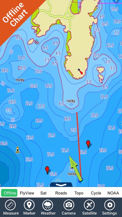 Corsica Nautical Charts Gps Hd review screenshots