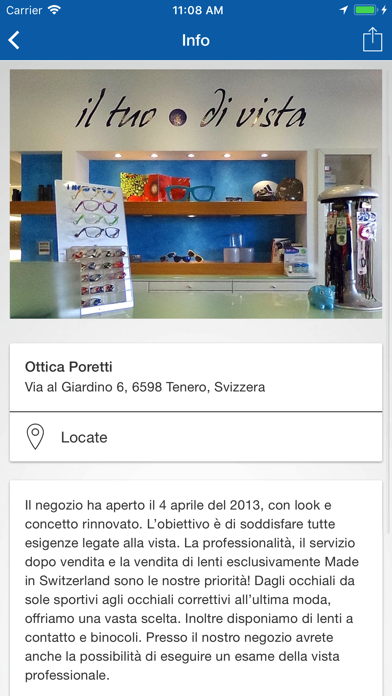 Ottica Poretti Tenero screenshot 2