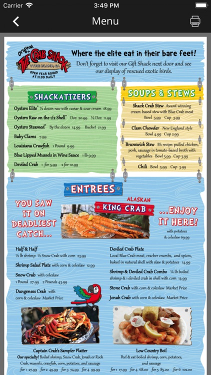 The Original Crab Shack. screenshot-3