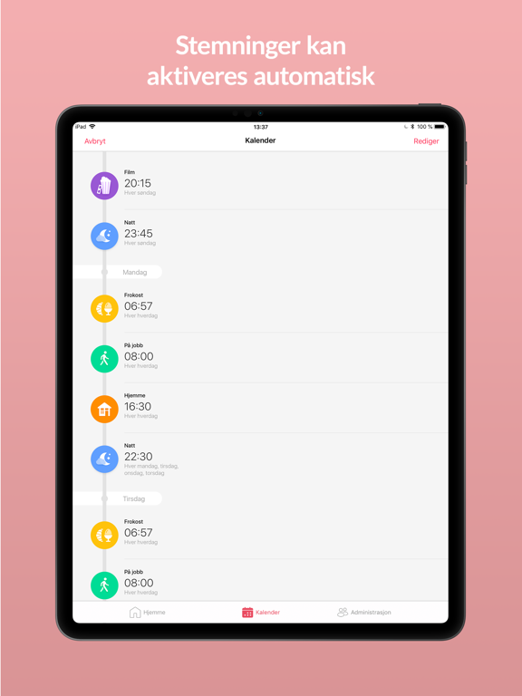 ELKO Smart Home 2.0 iPad screenshot