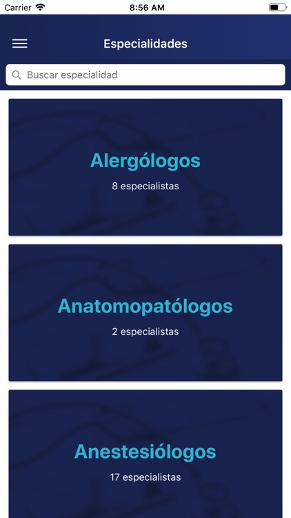 Especialistas Médicos