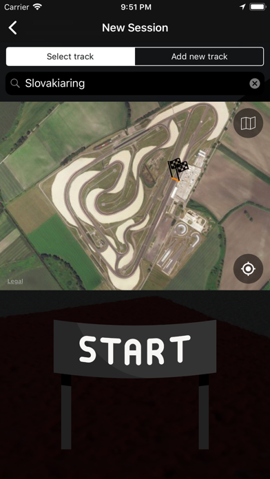 Screenshot #1 pour Lap Timer GPS