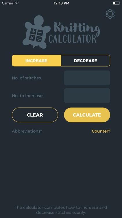 Knitting Calculator