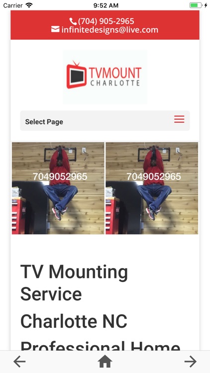 TV Mount Charlotte