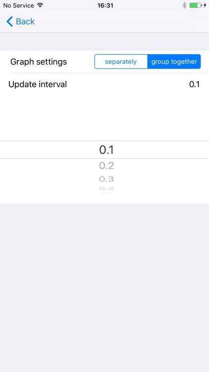 Acceleration sensor logger
