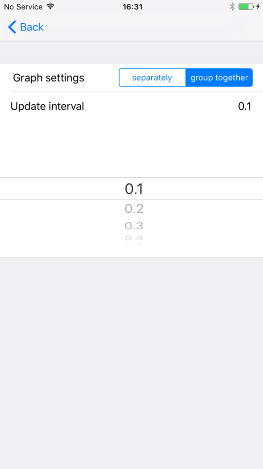 #3. Acceleration sensor logger (iOS) By: REGREX Co.,Ltd.