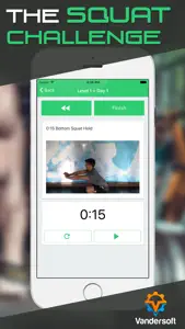 30 Day Squat Challenge - Legs & Thighs Workout screenshot #1 for iPhone