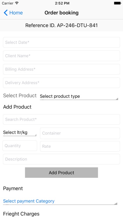 Arabian Petroleum SalesApp
