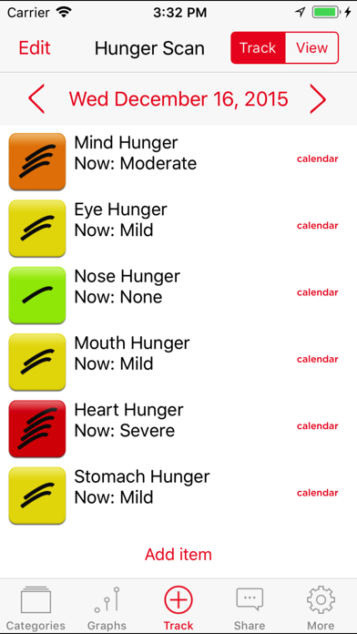 Mindful Eating Tracker screenshot1