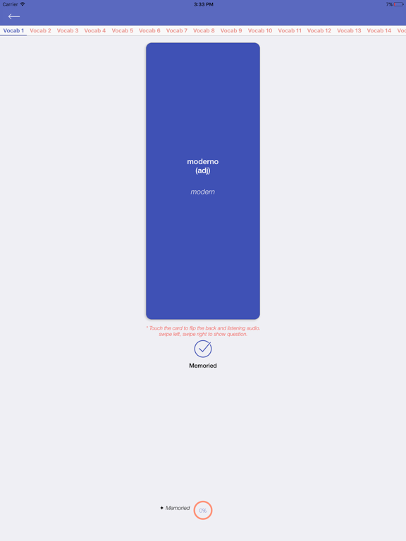 Screenshot #6 pour Learn Italian Vocabulary