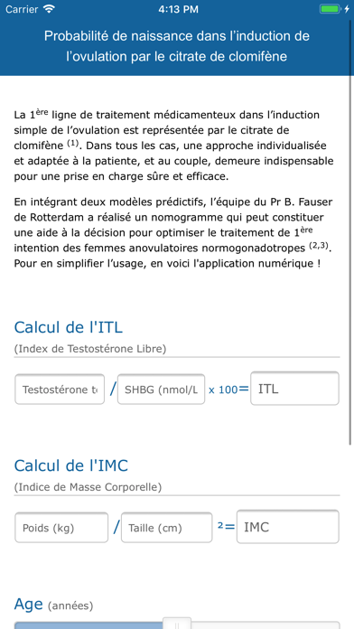 Screenshot #1 pour Fertilité Gynositol