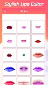 Stylish Lips Photo Editor screenshot #4 for iPhone