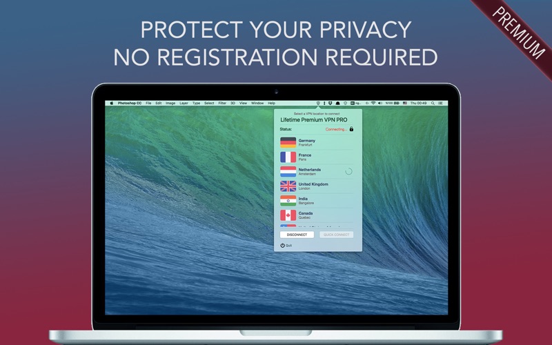 Скриншот из Lifetime Premium VPN PRO