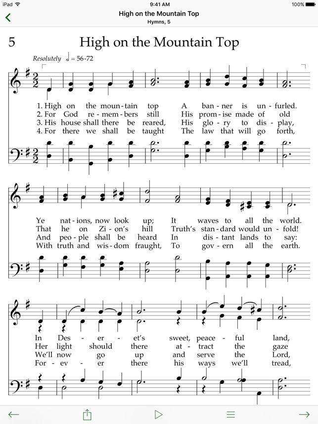 lds music on the app store will you come and follow me sheet music