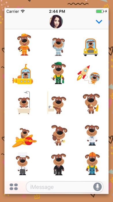 Puppy Dog : Funny Stickers screenshot 3