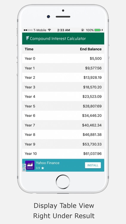 Compound Interest Calculator F