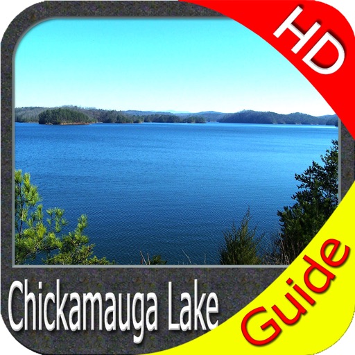 Chickamauga Lake Tennessee HD GPS fishing charts icon