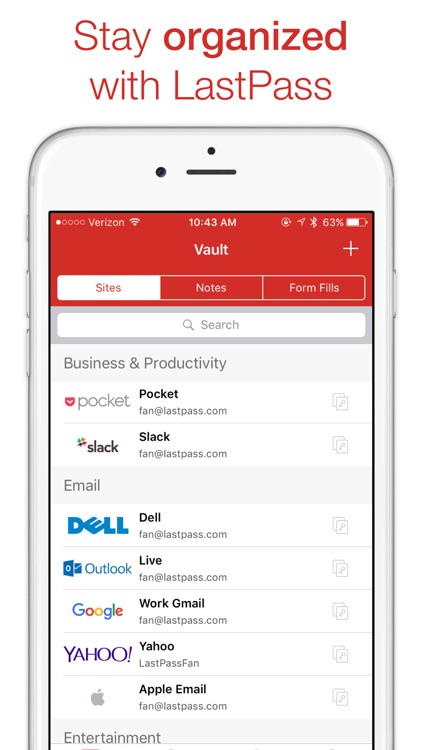 LastPass Password Manager screenshot-0