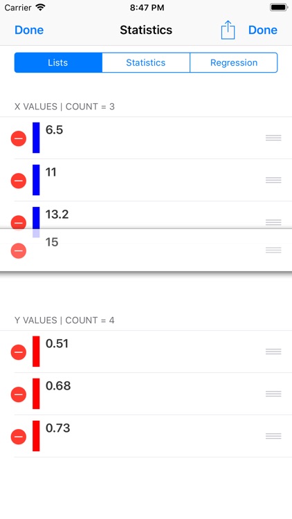 Statistics Calculator++ screenshot-4