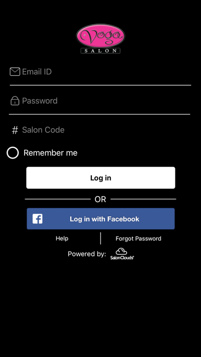 Screenshot #1 pour Voga Salon Team App