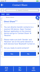 Contact Backup & Transfer screenshot