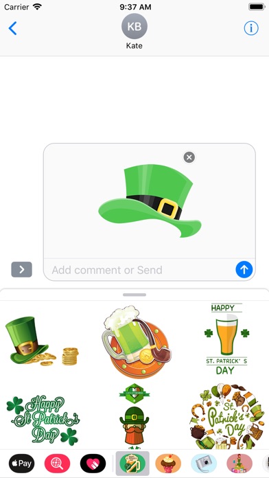 St. Patrick's Day Fun Stickers screenshot 4