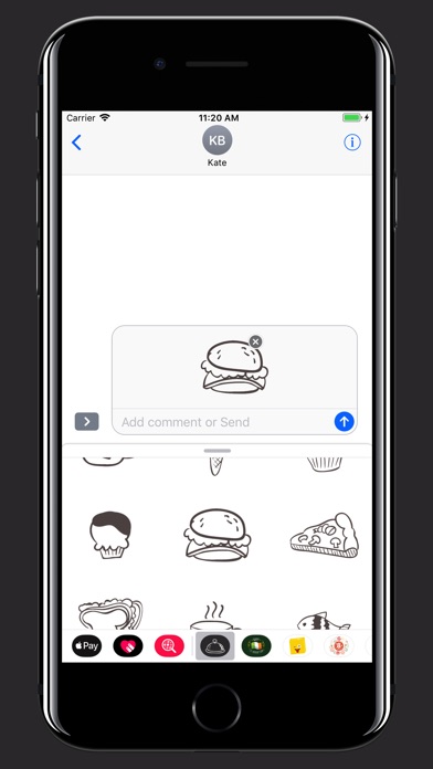 Eat & Food - emoji & stickers screenshot 4