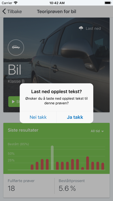 App screenshot
