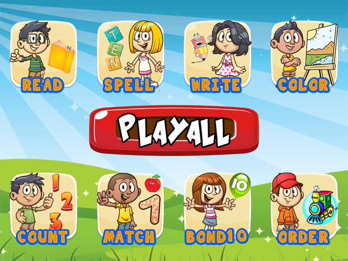 New Phonics Numbers Math Game