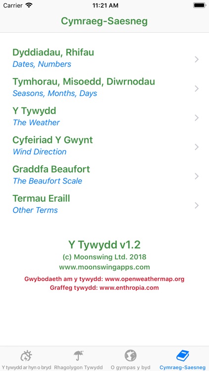 Y Tywydd - Weather in Welsh screenshot-3