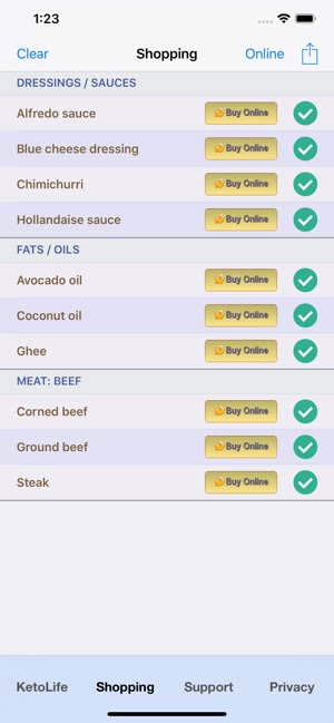 KetoLife Allowable Food List(圖6)-速報App