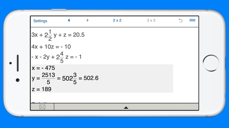 Systems of equations solver screenshot-3