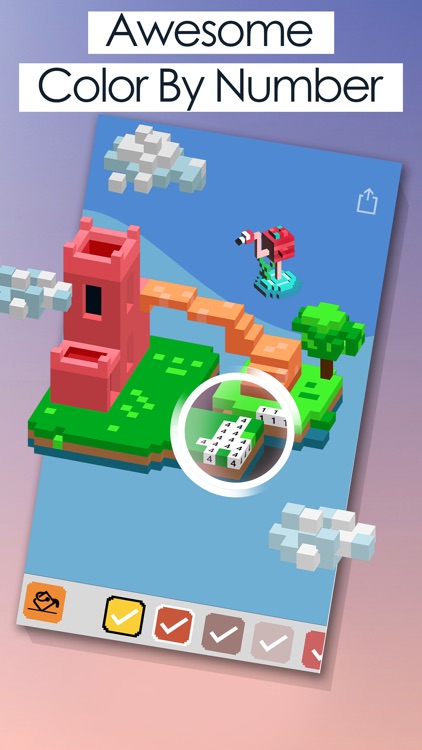Block Art: 3D Color by Numbers