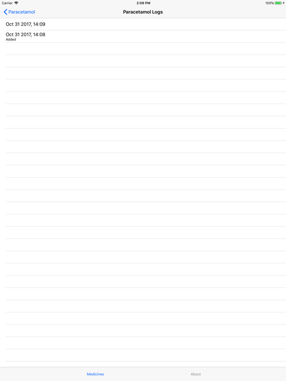 Screenshot #6 pour Med Track Lite