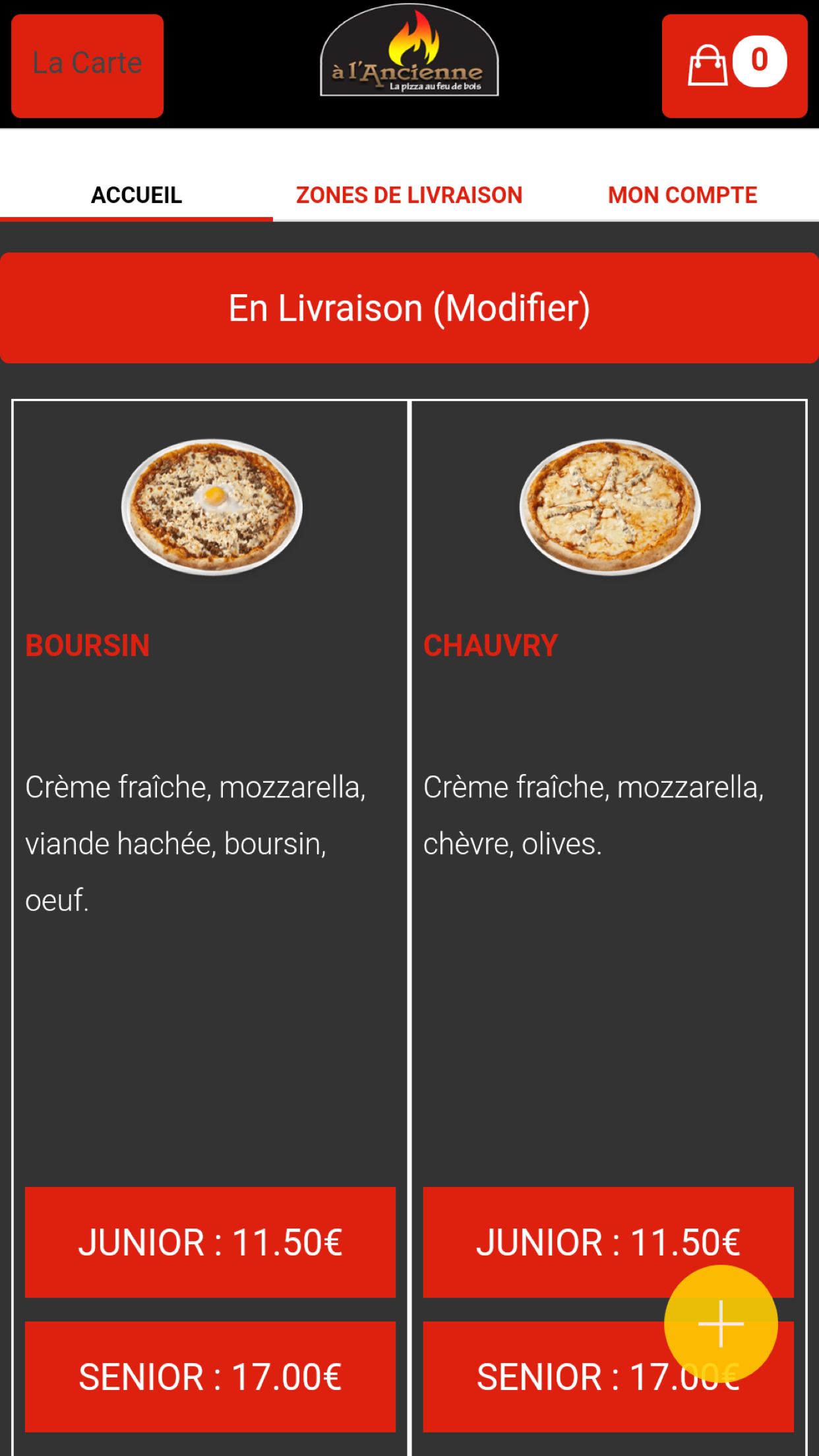 Pizza a L ancienne